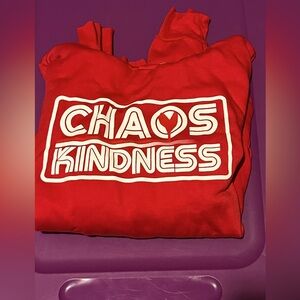 chaos and kindness hoodie